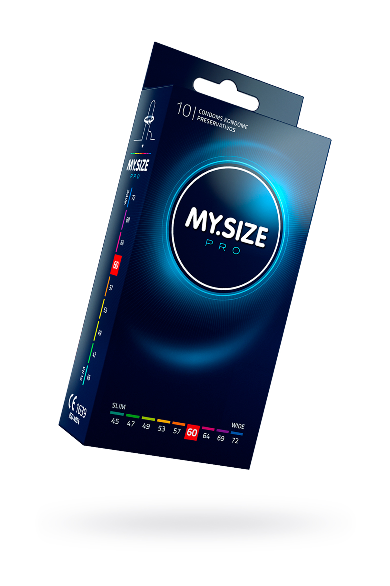 Презервативы My.Size, латекс, 19.3 см, 6 см, 10 шт.