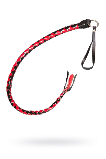 Плеть однохвостая черно-красная лак.