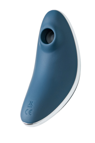 Вакуум-волновой бесконтактный стимулятор клитора Satisfyer Vulva Lover 1, силикон, синий