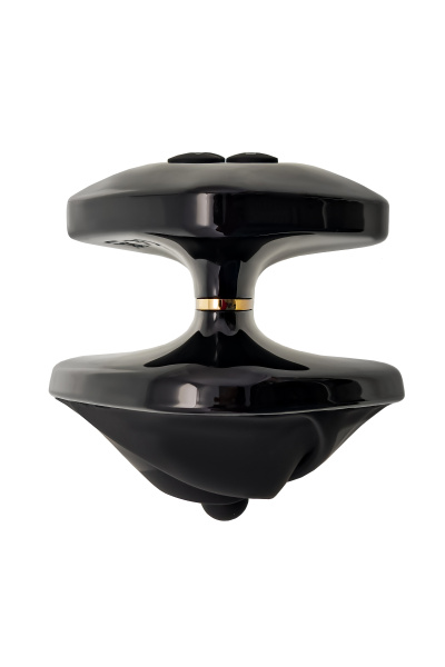 Вибратор Mystim Heart ́s Desire с электростимуляцией, силикон, черный, 6,7 см