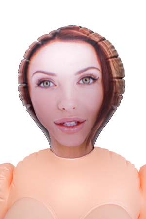 Кукла надувная TOYFA Dolls-X CASSANDRA, брюнетка, с двумя отверстиями, 160 см