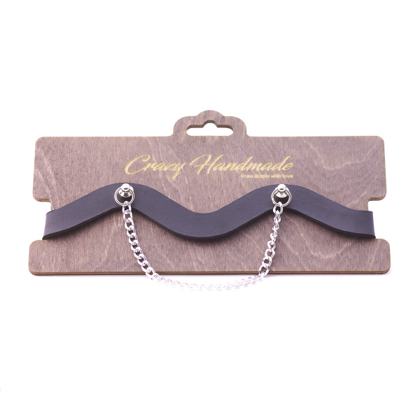 Чокер - волна с цепочками Crazy Handmade