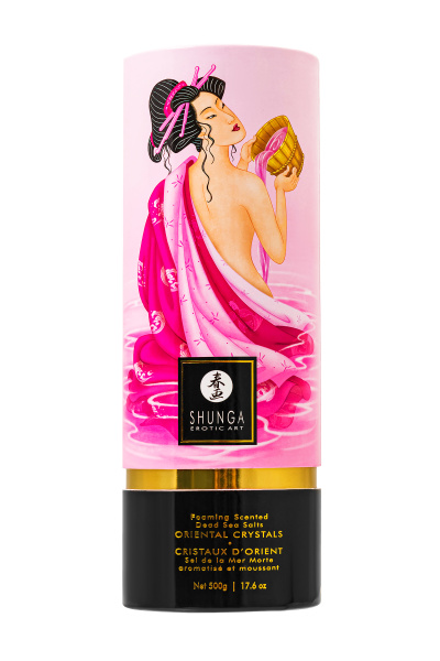 Соль мёртвого моря для ванны Shunga Oriental Crystals ""Афродизия"" 500гр