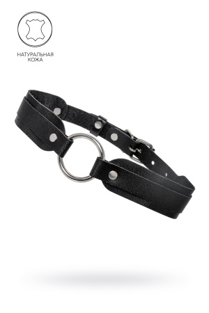 Чокер-ошейник Pecado BDSM, со скруглёнными углами, чёрный