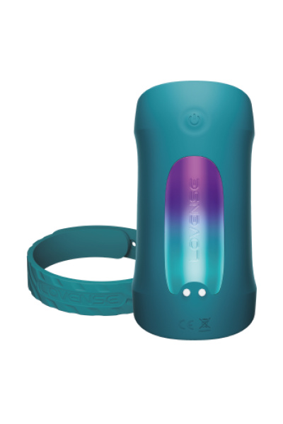 Мастурбатор нереалистичный LOVENSE Gush 2, силикон, бирюзовый