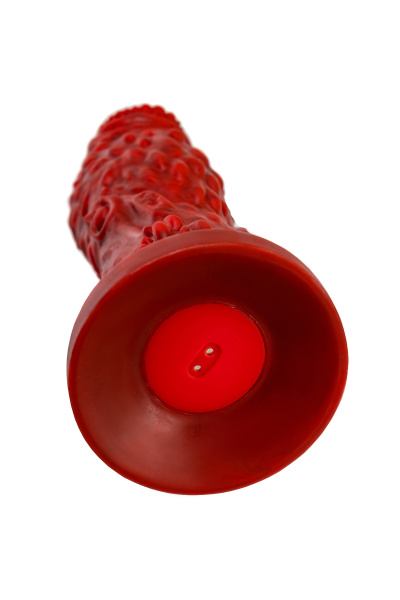 Вибратор Black&Red by Toyfa Monster Docus, силикон, красно-черный, 20 см