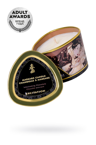 Массажная свеча Shunga, Пьянящий шоколад, 170 мл