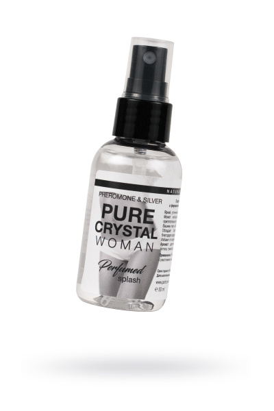 Парфюмированная вода для тела Natural Instinct, с феромонами и афродизиаками Body plash Pure Crystal