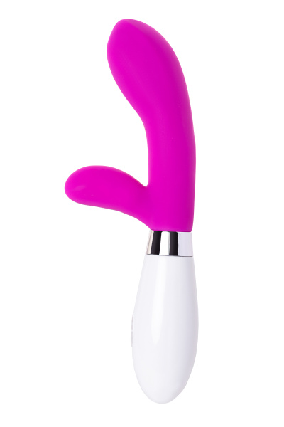 Вибратор TOYFA A-Toys Mady, с клиторальным стимулятором, силикон, розовый, 20,4 см