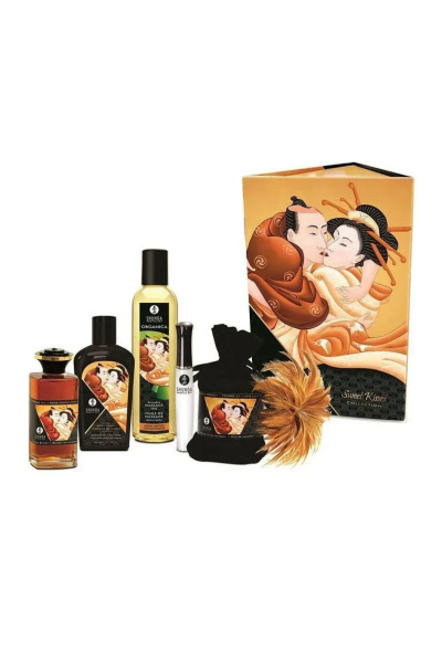 Подарочный набор Shunga «Сладкие поцелуи» Sweet Kisses, 6 средств