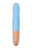 Вибратор Flovetta BLUEBELL, силикон, голубой, 18,5 см