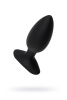 Анальная втулка LOVENSE Hush 2 (S), силикон, черная, 12,1 см, Ø 3,8 см