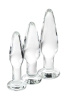 Набор анальных втулок Sexus Glass,