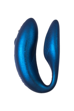Вибратор для пар WE-VIBE Chorus синий,силикон,7,8 см.